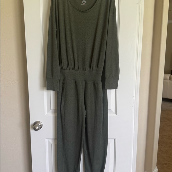 Olive Green Women's Jumpsuit - Picture 1 of 6